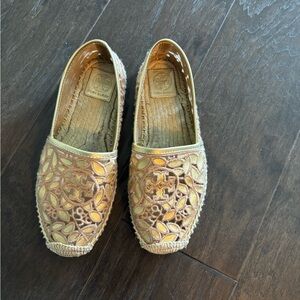 Gold Tory Burch espadrille 8